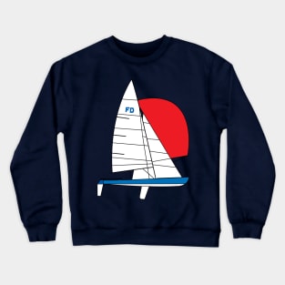 Flying Dutchman Sailboat Crewneck Sweatshirt